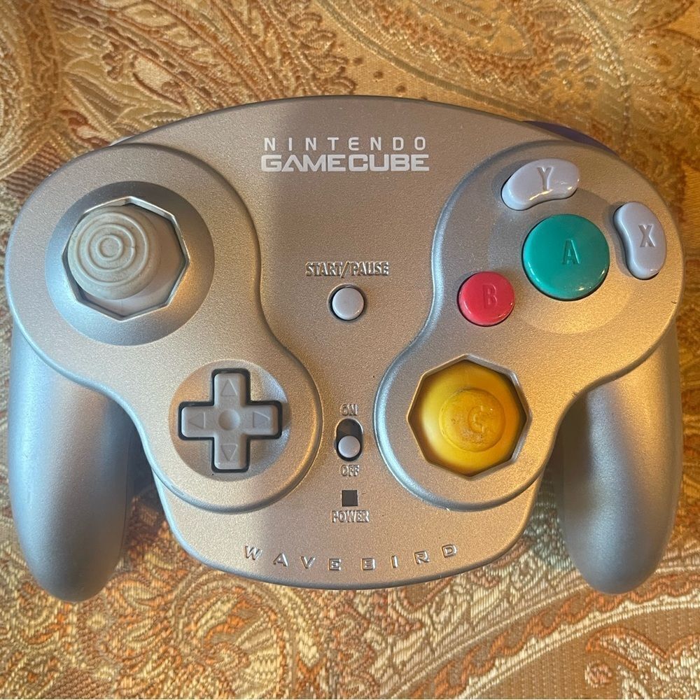 Silver Gray Gamecube Controller